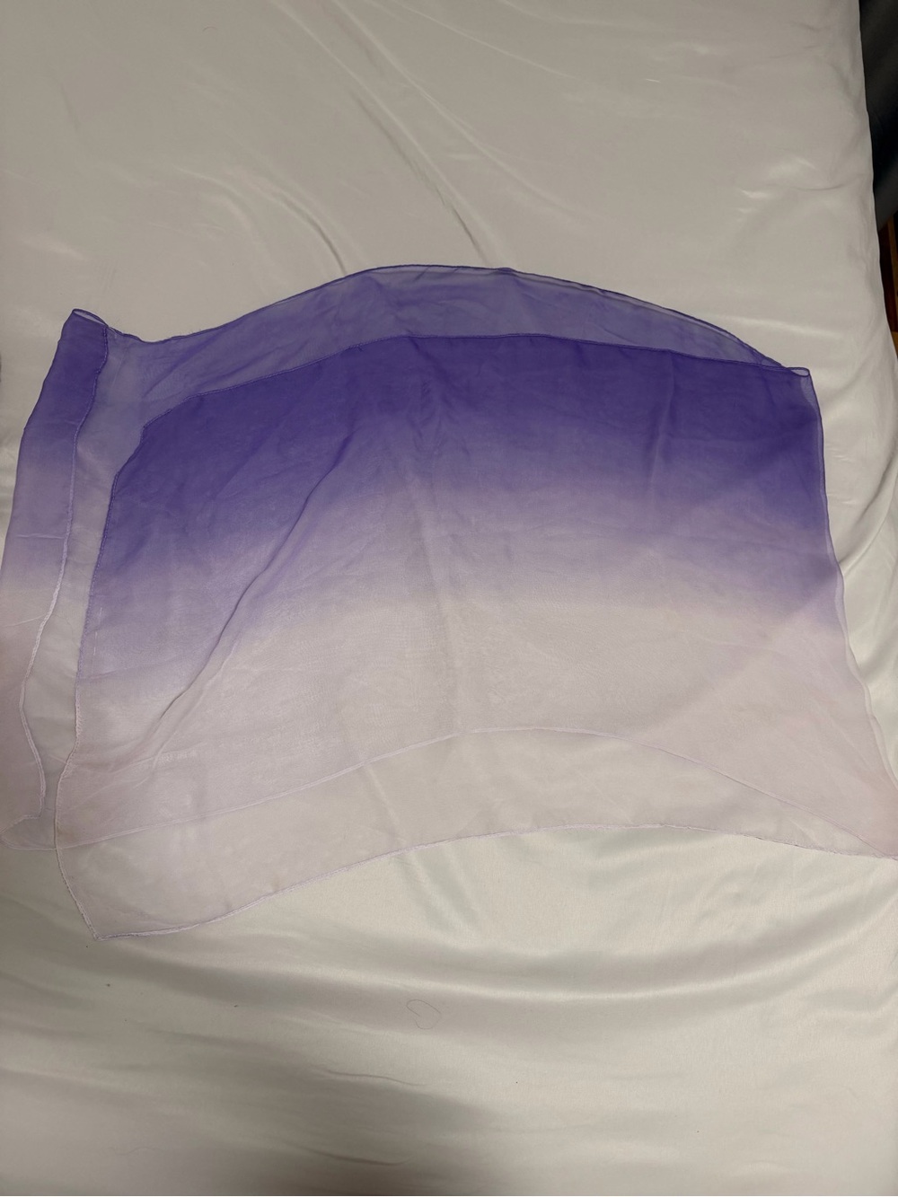 Sheer Lavender Ombre Mini Skirt
